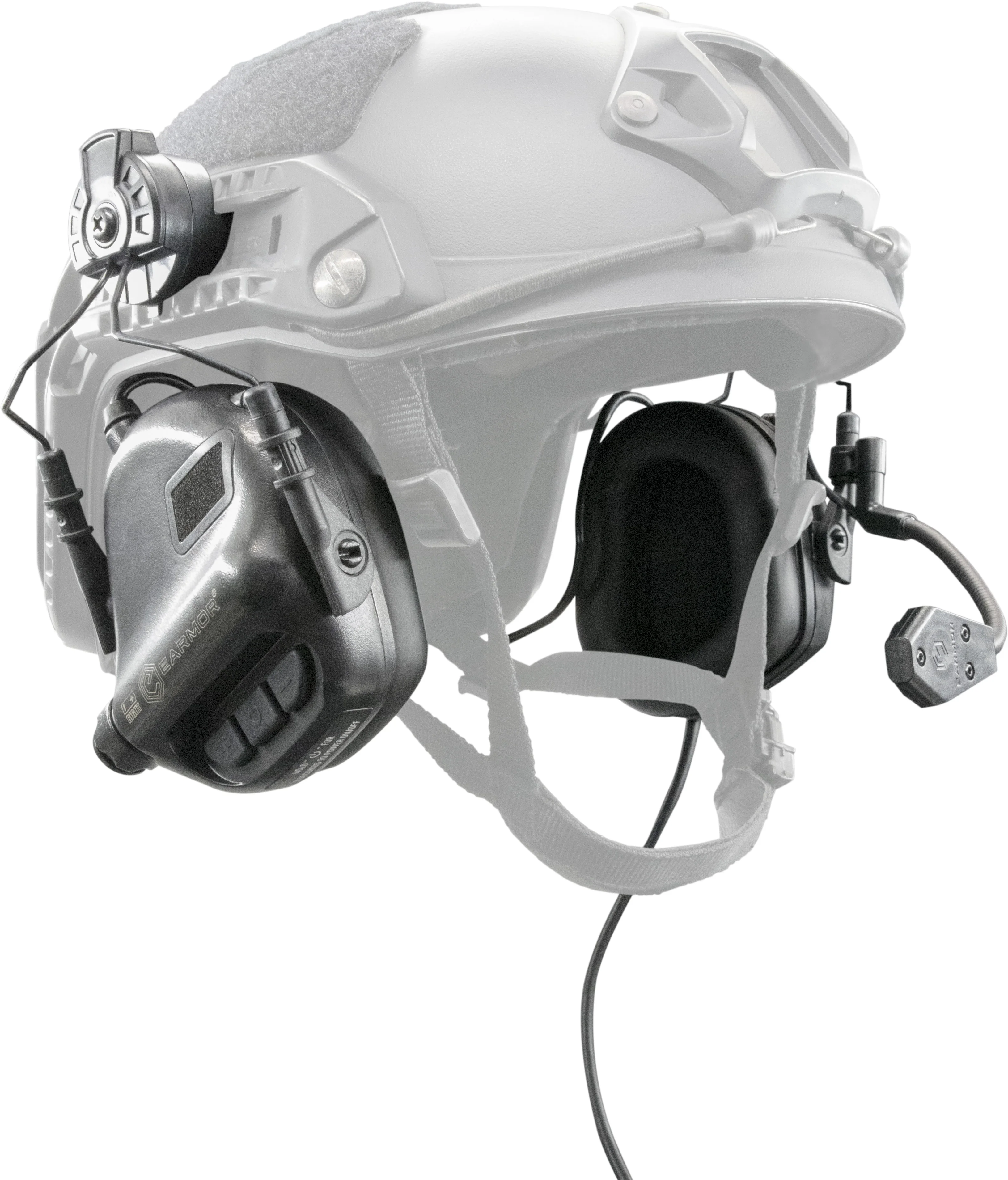 OPSMEN EARMOR M32H Electronic Sound Amplification and Suppression Shooting Hearing Protection Muff with Protective Case