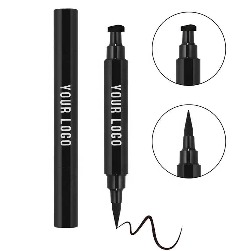 Oem Pink Black Eyeliner Eye Liner Pencil No Logo Water Proof High Quality Custom Color Eyeliner Stamp
