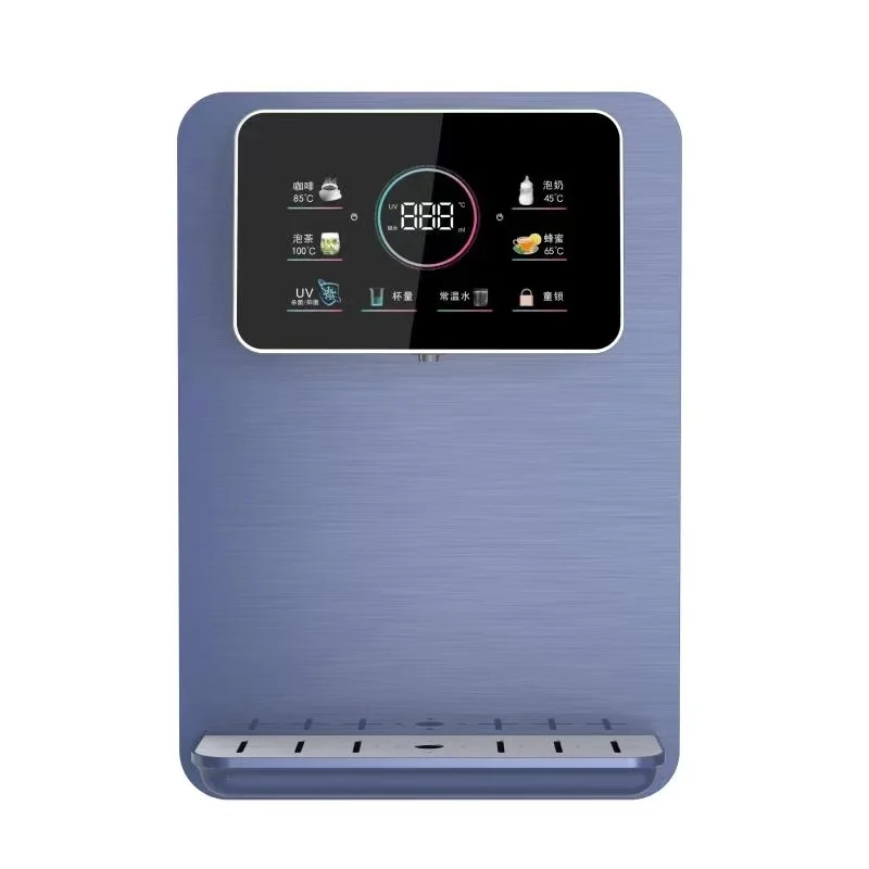 Factory price smart display wall-mounted heating RO water filtration system