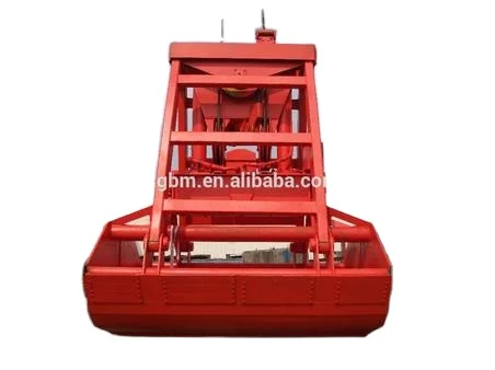 Electro-Hydraulic Clamshell Grab bucket motor hydraulic grab for handing bulk material,motor hydraulic clamshell grab