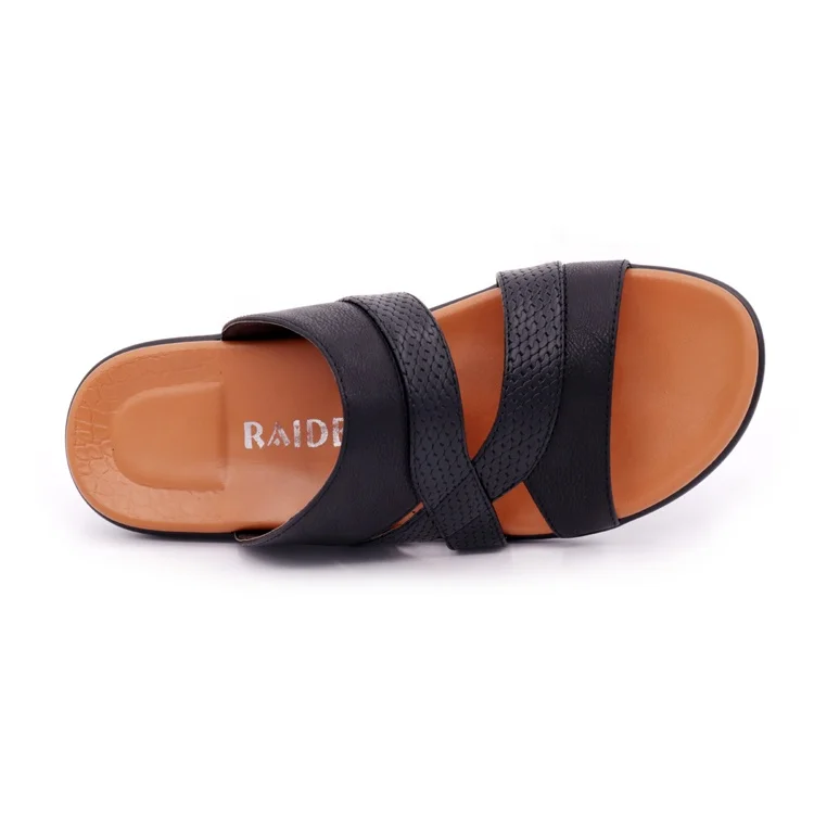 High quality fancy stylish protect hiking men sandals pu leather soft sole