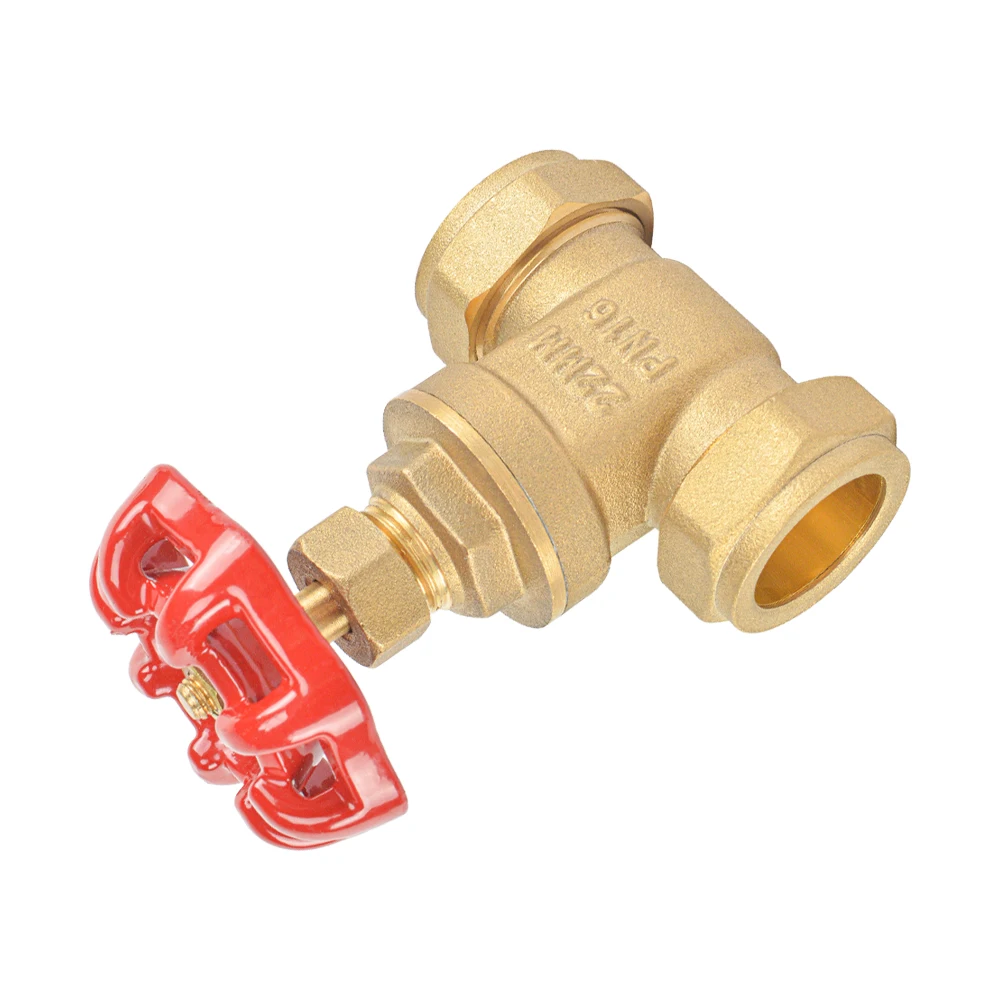 BSP Female Threads PN 16 Water Valves Brass Gate Valve