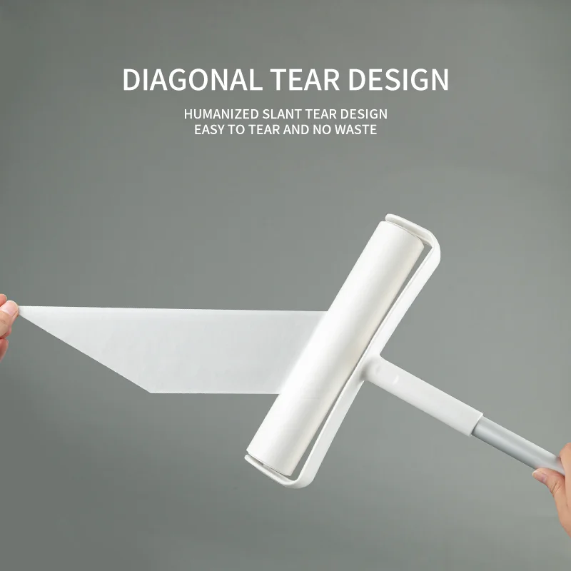 long handle lint remover paper pet hair dust removal 240mm lint roller