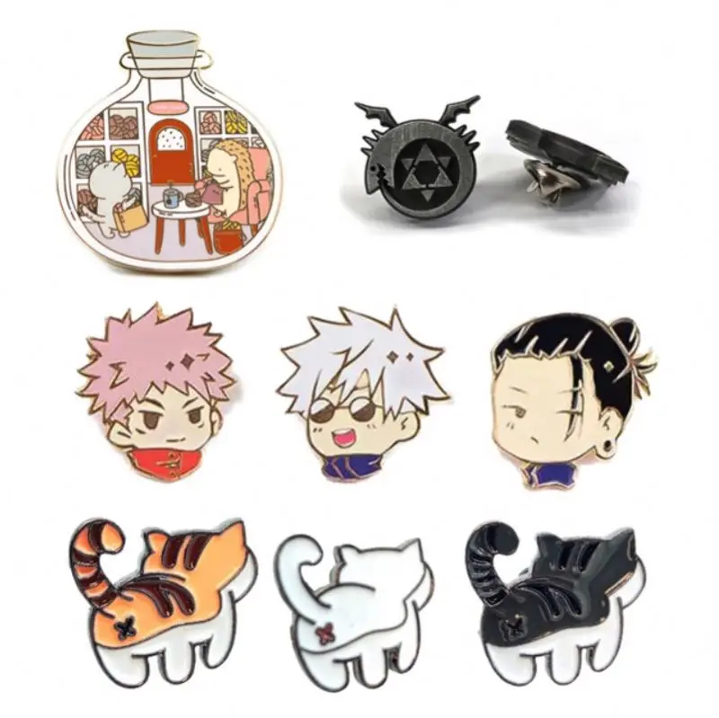 Usa Pin Art Cap Bag Ussr Rose Lion 58Mm Nba Pins Badge Shirt Flower Kids Irish Guitar Brooch Badges Teacher School Police Pine