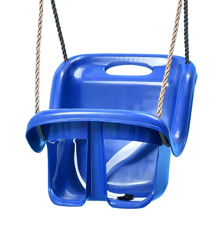 Childhood Garden swing plastic high back children swing hanging swing chair sets