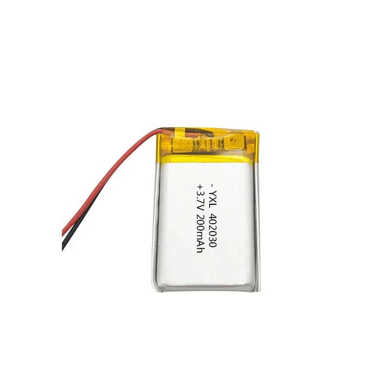 
402030 battery 3.7V 200mA polymer soft pack lithium ion battery BT headset pure cobalt battery 