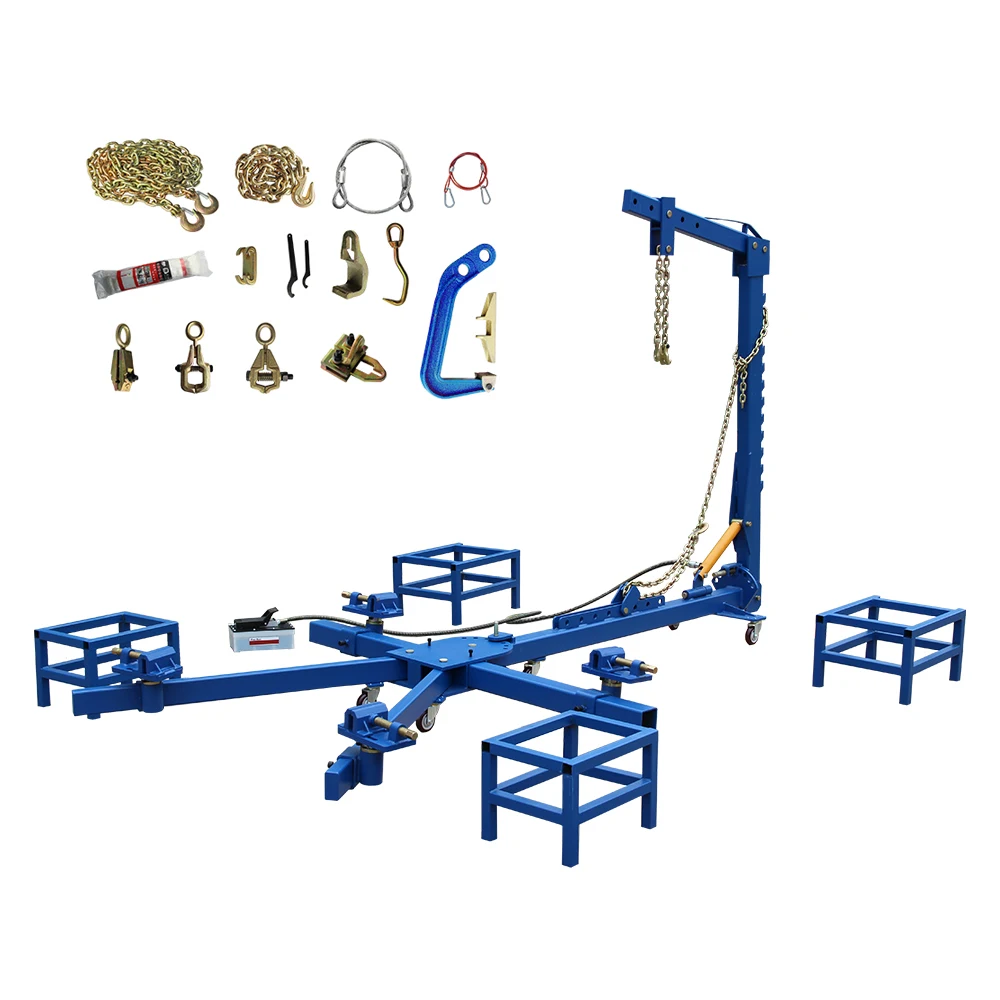 auto frame repairing rack for car chassis straightening car frame repair bench