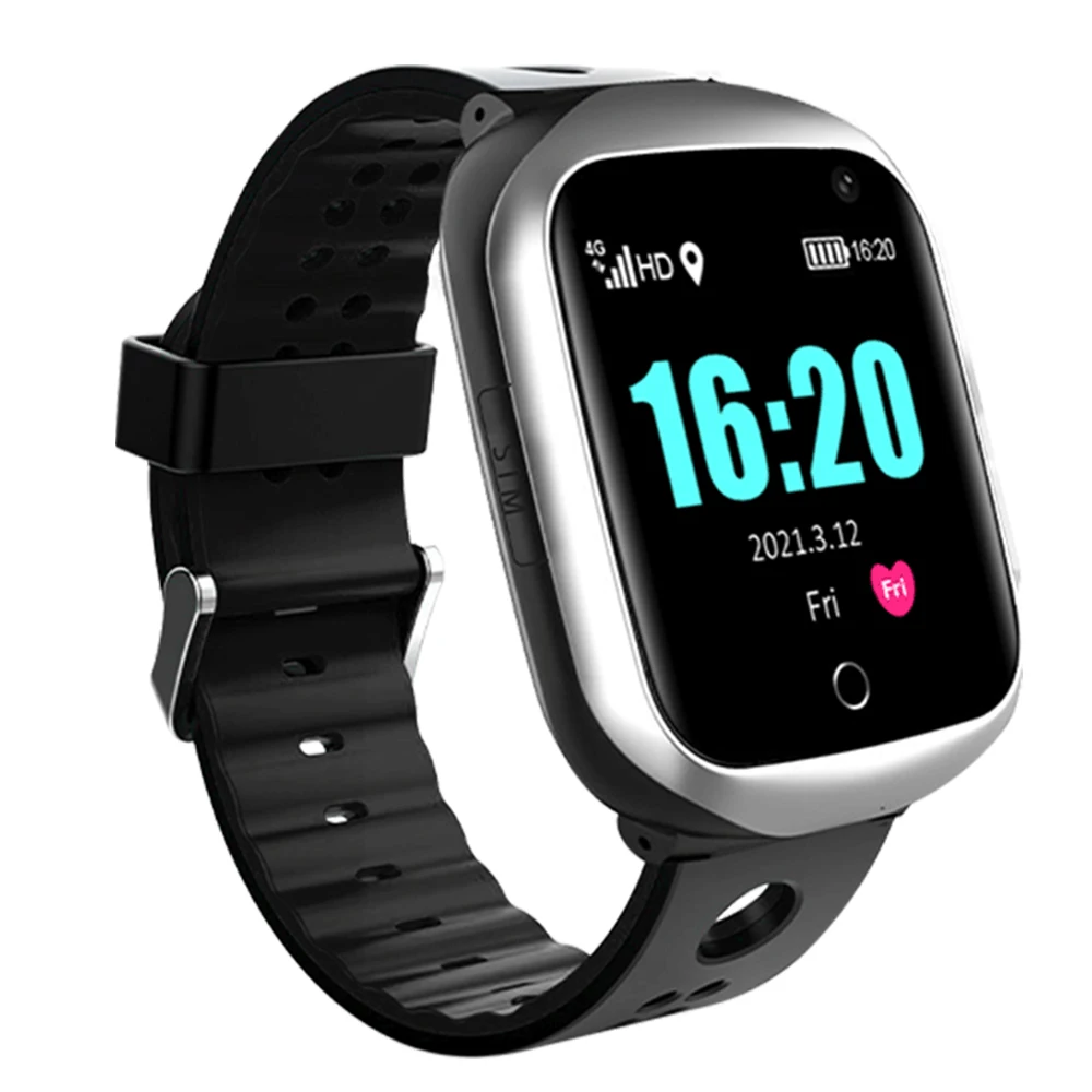 2022 Newest 4G Elderly GPS Smart Watch FA66S SOS Smartwatch with SIM Card Health Care Wifi Elderly Bracelet for Senior