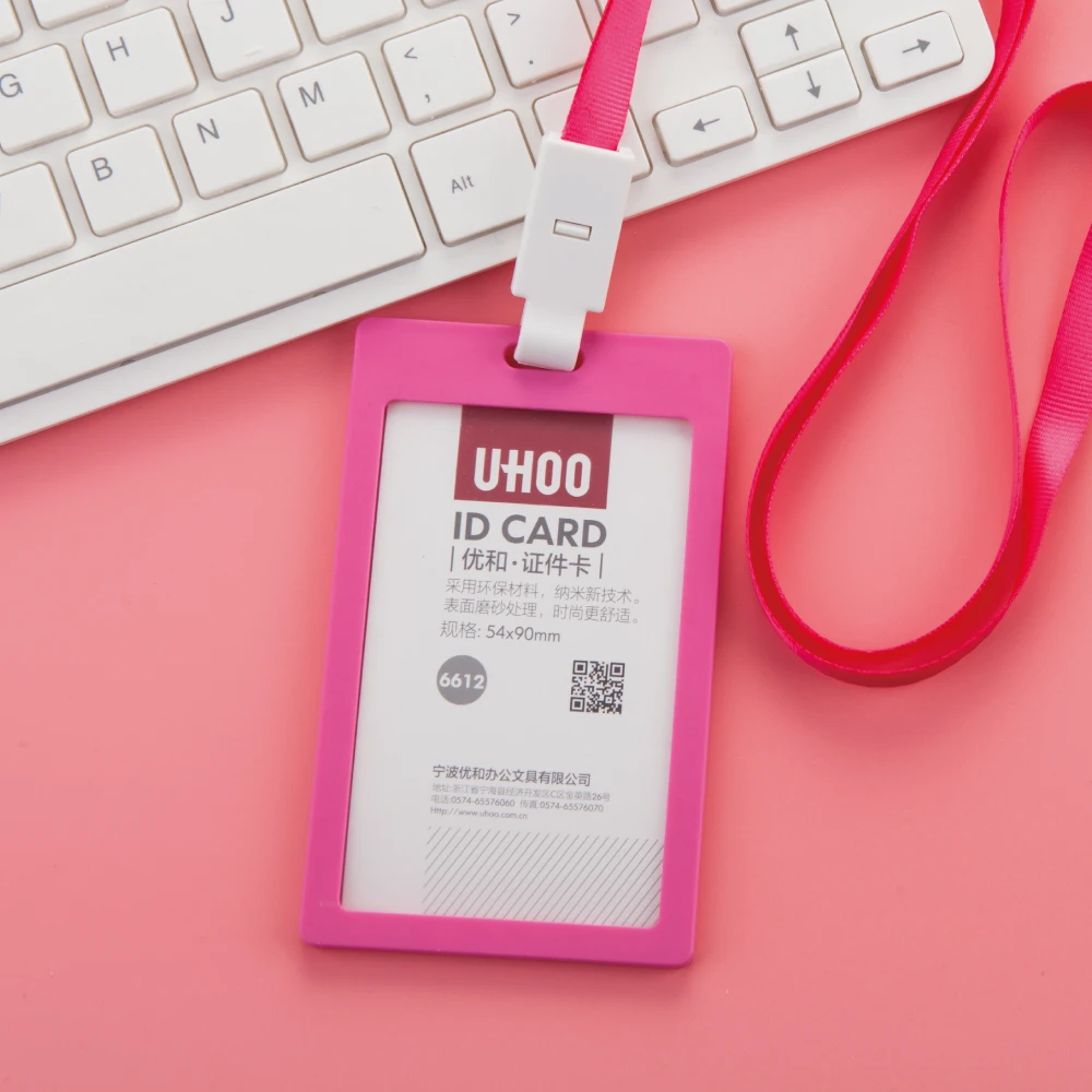 2022 Super quality durable colorful employee ID card holder