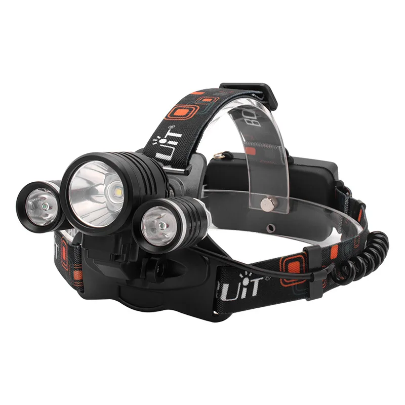 3W+10W Adjustable Headlamp USB Rechargeable Red Safety Light Headlamp With Led T6 Head Lights 18650 Lithium Head Lamps