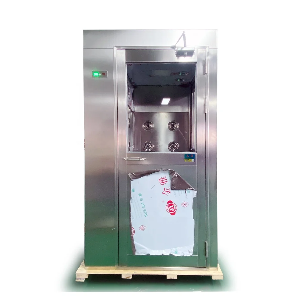 Automatic Sliding Door Clean Room Stainless Steel Air Shower Room Air Shower Door