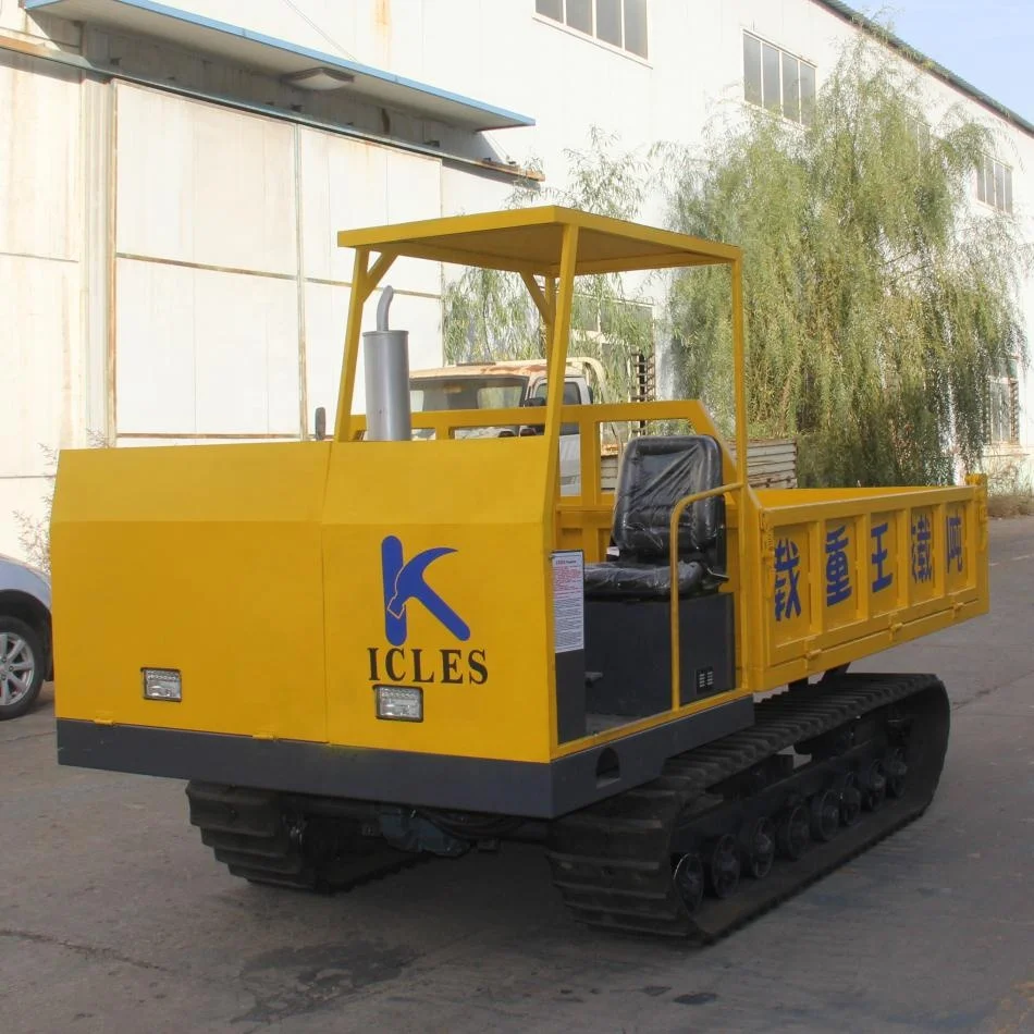 All Terrain 4 ton transporter crawler mini dumper truck for sale