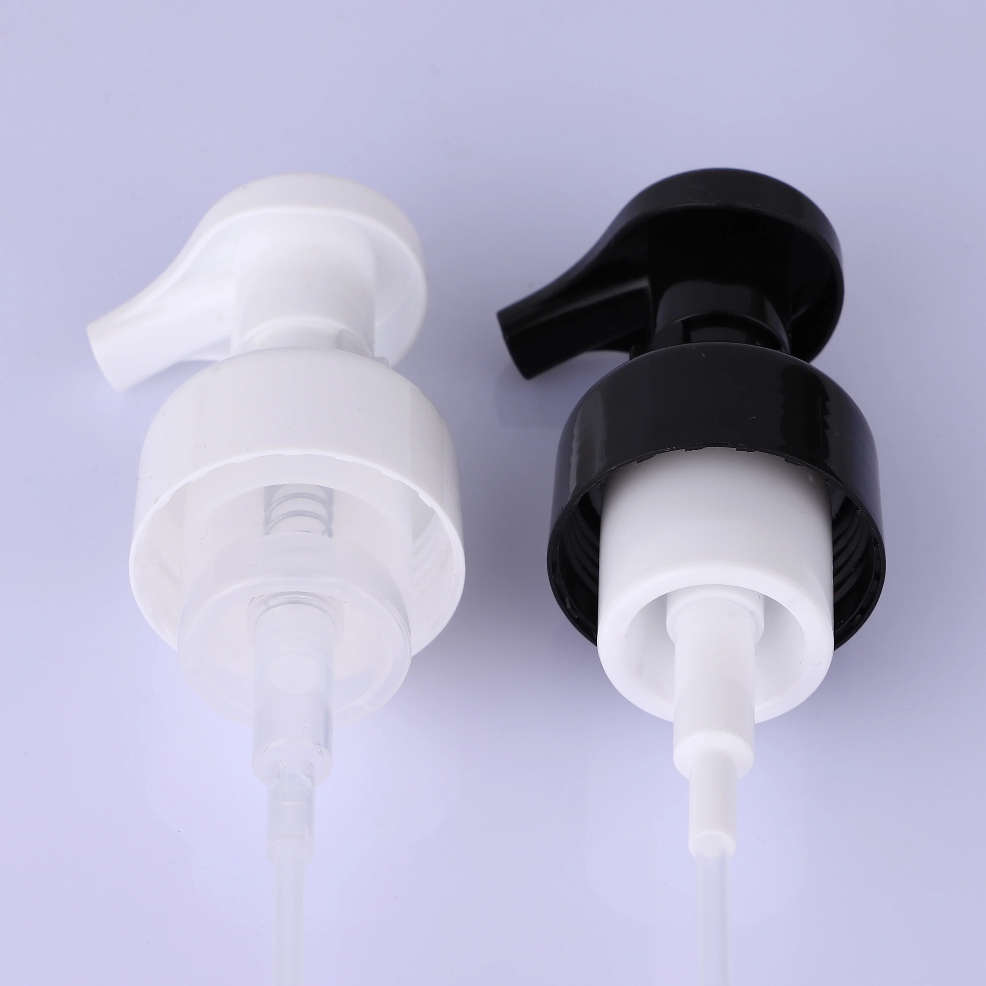 Customized Available Cosmetic Bottle Foaming Hand Soap Pump 43mm PP plastic hand Foam Pump Bottle