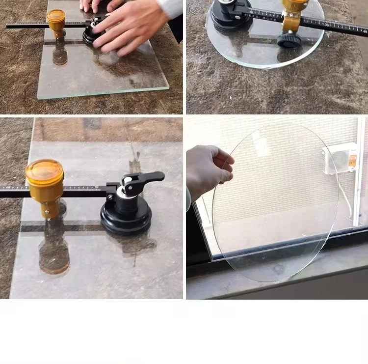 AINESEN  circle cutter machine on mirror glass high quality glass circle cutter for glass tile cutting for wholesale