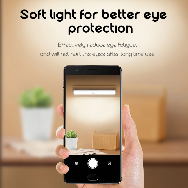 Беспроводной заряжаемый светодиодный ночник умный светильник с датчиком движения для кухни гардероба прикроватный комнаты спальни Декор ночники