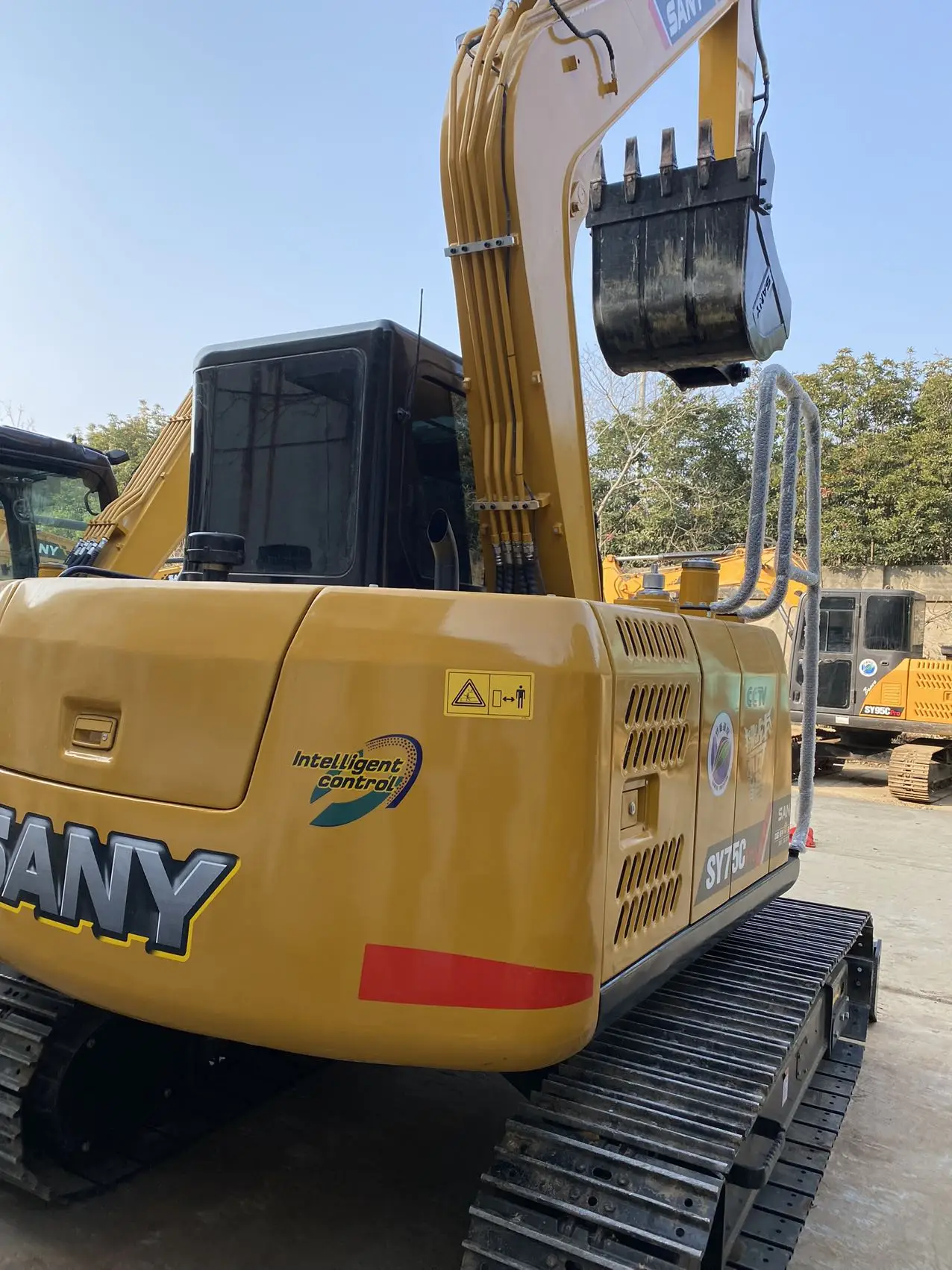 Good condition second hand  sany 135 excavator for construction with high quality from China for sale