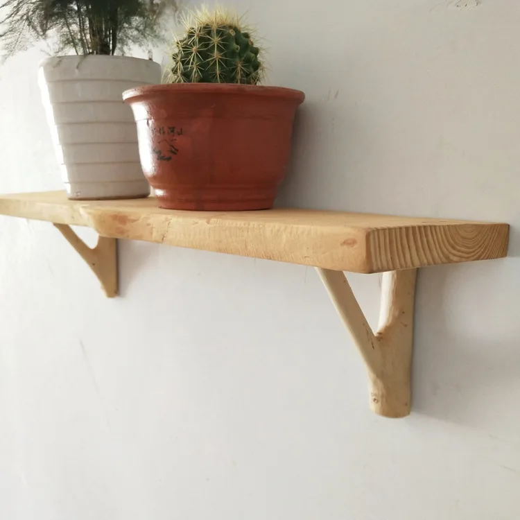 Плоская вешалка для хранения, разделительная доска для телевизора, вешалка для детской комнаты в деревенском стиле, деревянная настенная полка для стен