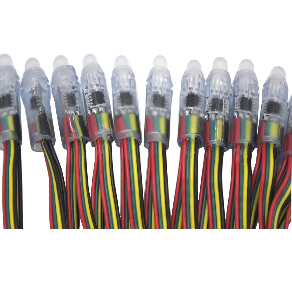 Addressable ws2811 Using for 12mm LED Pixel Nodes IP66 IP67 IP68 Classic Strip Digital Color WS2811 IC RGB Lights
