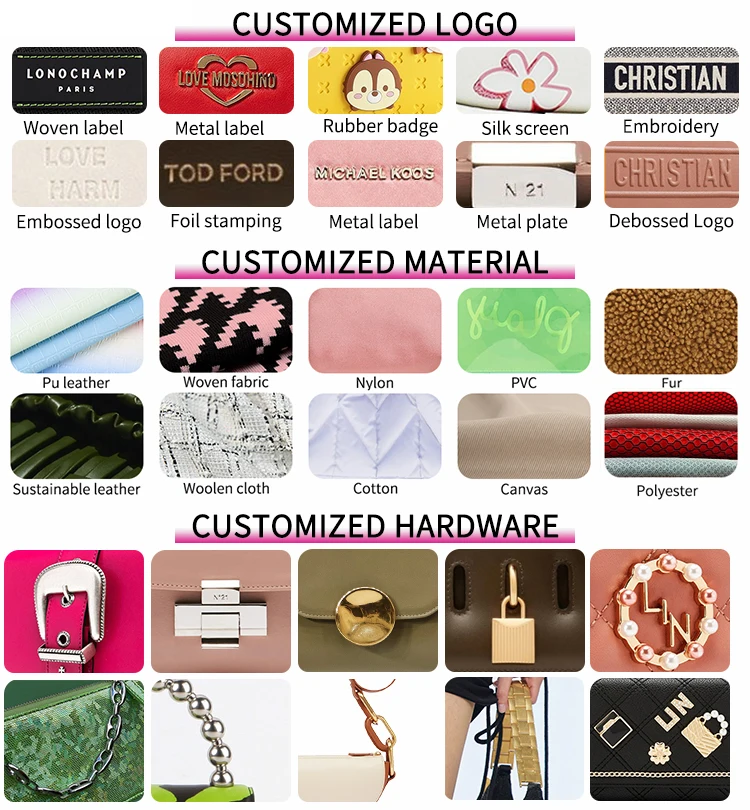 Paparazzi PA0142-3 Design Rhombic Pattern Rfid Blocking Custom Women Pu Leather Card Wallet