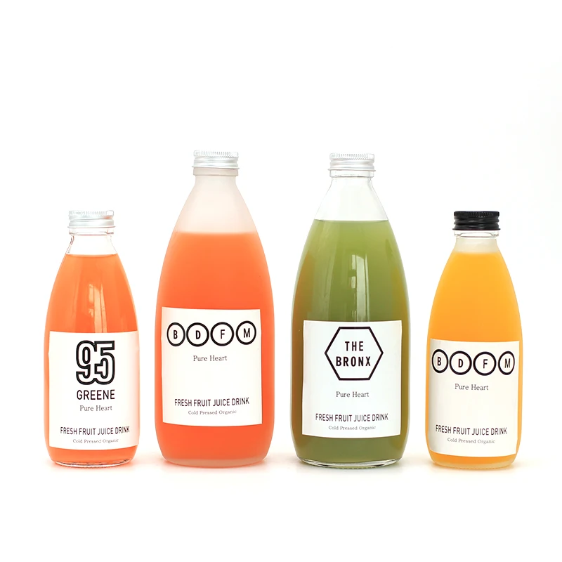 
Wholesale cheap 250ml 500ml clear empty glass Kombucha bottle 