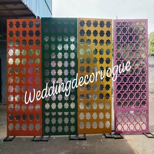 Event Party Stage Decoration Back Drops Gold Stainless Steel Frame Flower Stand Wedding Arch Backdrop For Wedding