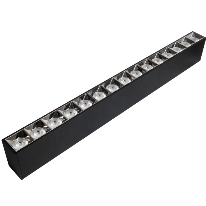 china manufactory viewline slim linear lights 28W direct version 115lm/w UGR<16 visual comfort seamled connection