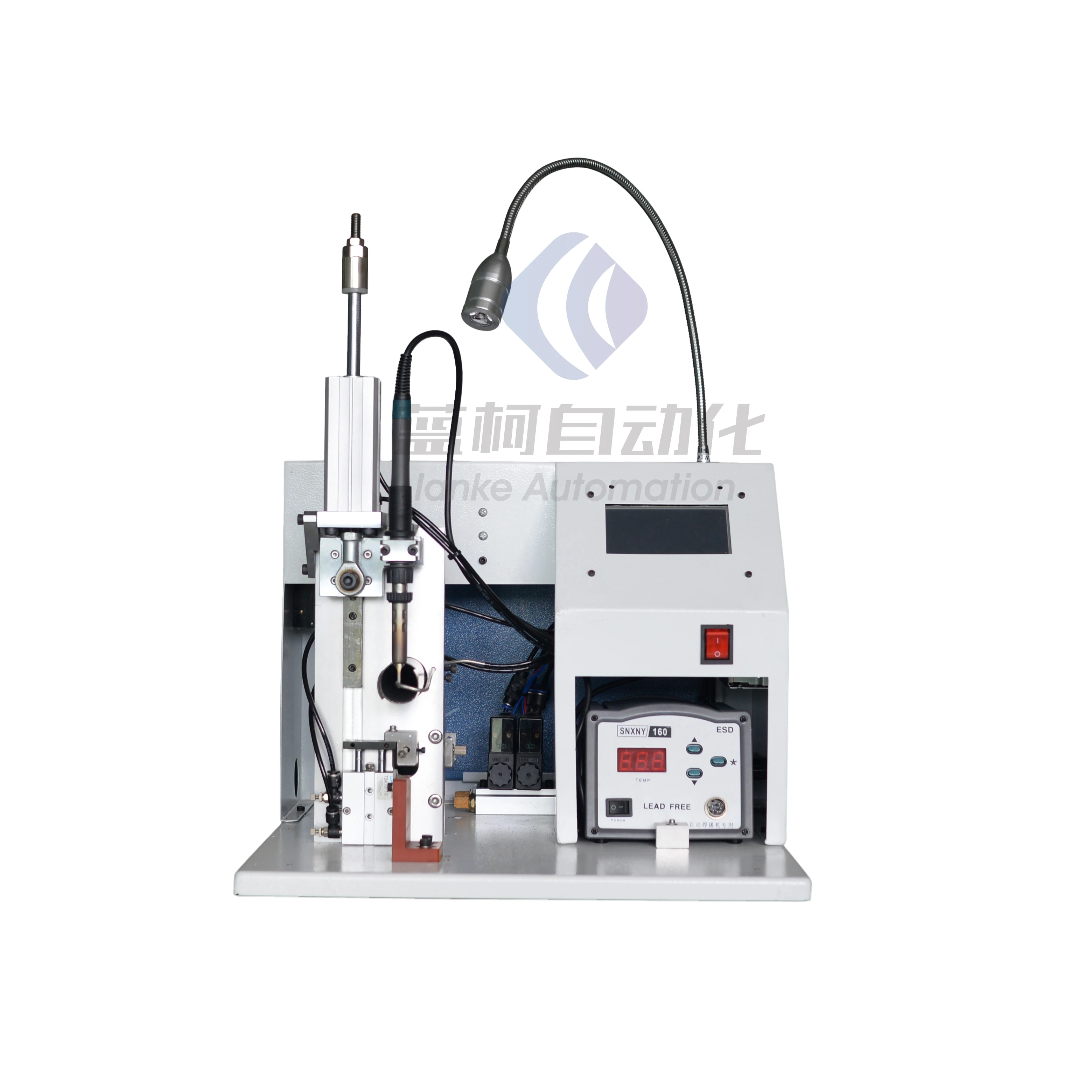 Lanke 2021 newest USB data cable making equipment small soldering machine for connectors USB A micro lightning type c