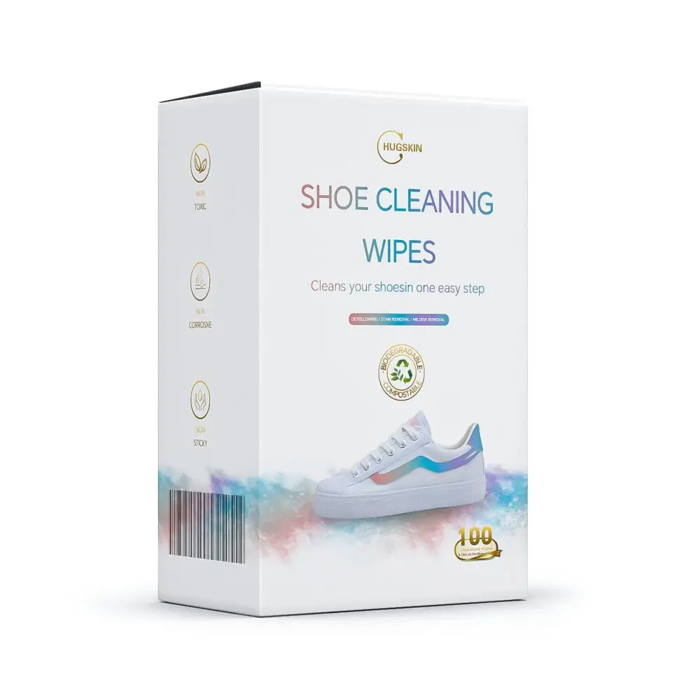 OEM ODM 30 pcs Portable Leather Cleaning Shoes Cleaning Wipes Tissue Wet Individual Wipes for Sneaker