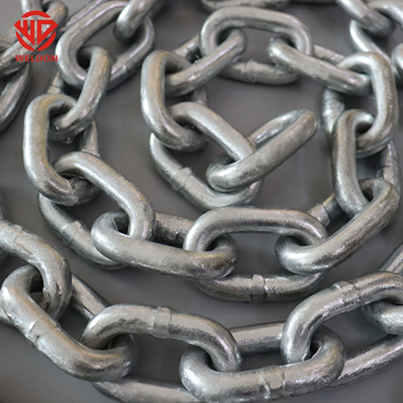 Manufacturer High strength G80 alloy heat treated lifting steel chain