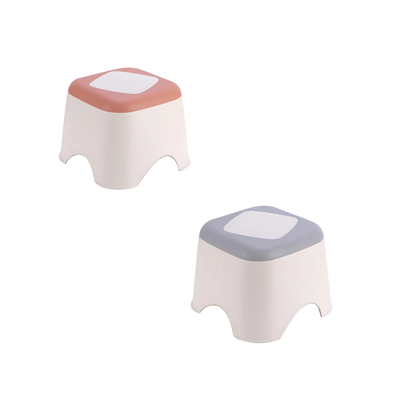 Легкий и прочный утолщенный нескользящий минималистичный Штабелируемый красочный детский пластиковый стул