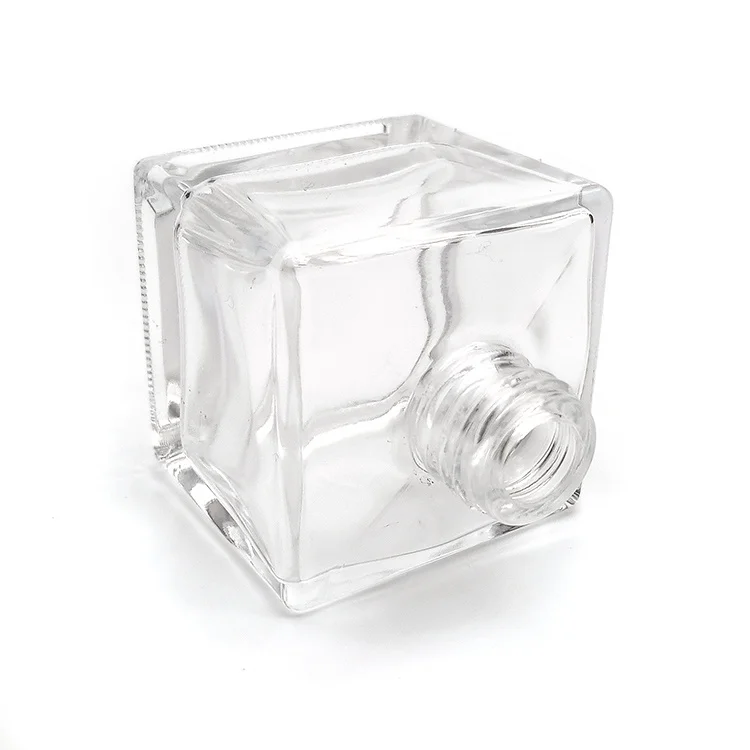 Factory wholesale cheap safety rattan aromatherapy diffusors square empty glass bottle