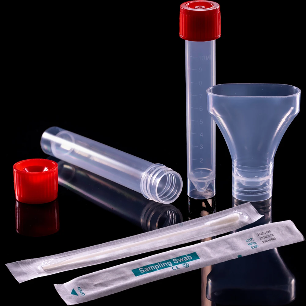 CE certificate saliva sample collection tube disposable sampling tube