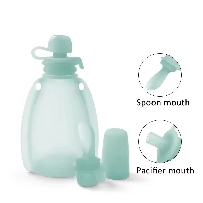 Eversoul BPA Free 120ml Safe Leakproof Reusable Preservation Breast Milk Preservation Bag Breastmilk Bottle Silicone Storage Bag