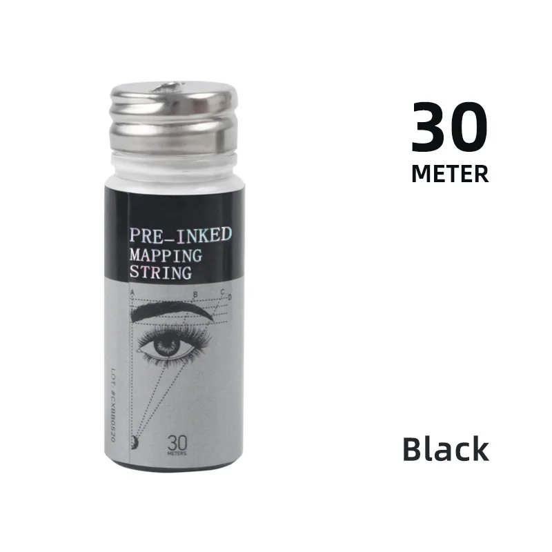 Белая и черная 30 м Перманентный макияж Tatoo Microblading бровей коррекция стринги