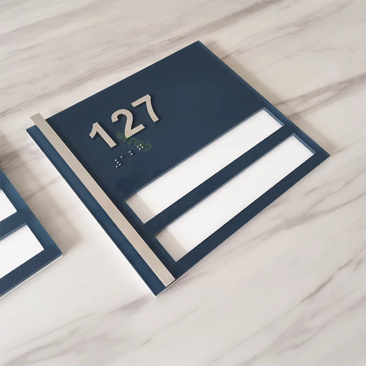 YIYAO school indoor sign plate office door number