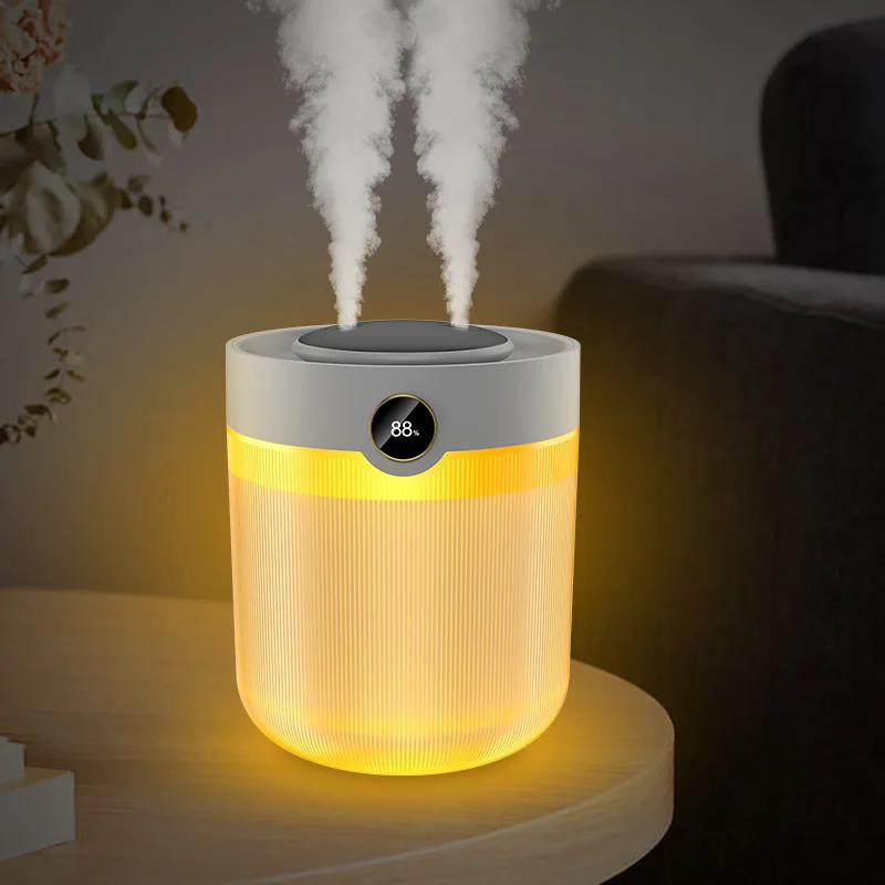 2024 New Arrival Home Office Portable h20 Air Diffuser Night Light USB Colorful Humidificador air Humidifier with backlight