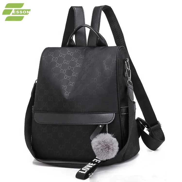 Customized New Design Girl Nylon Waterproof Korean Casual Fashion Backpack