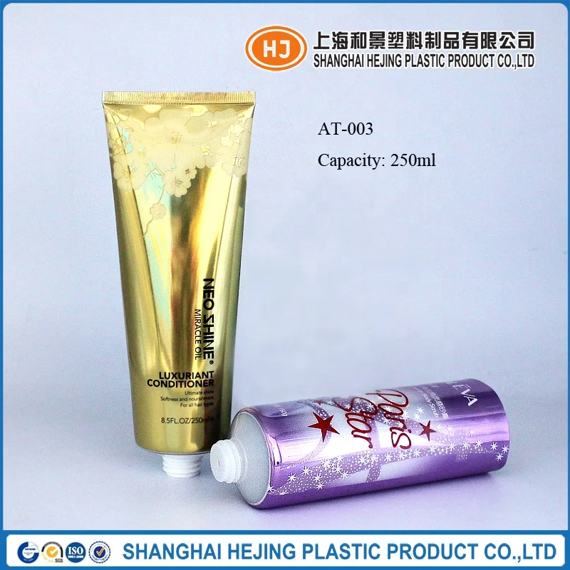 
250ml bpa free cosmetic packaging tube 