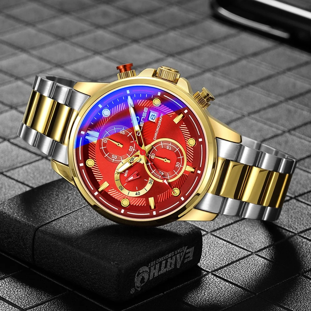 Southeast Asia cross-border wrist watches for men steel strap fashion quartz foreign trade explosion sports automatic watch