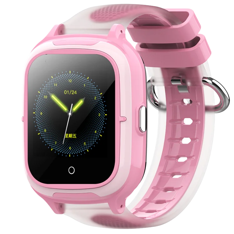 Latest Df55 1.4Inch 4G Nano Sim Card Hd Video Call Ip67 Safe Gps Wifi Lbs Sos Music Kids Smart Watch