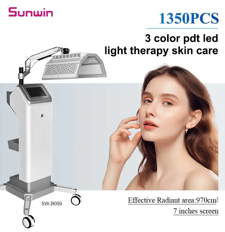 Enhanced Skin Care LED PDT Photodynamic Therapy Beauty Device for Acne Treatment featuring Infrared Red LED with 3 Color Options