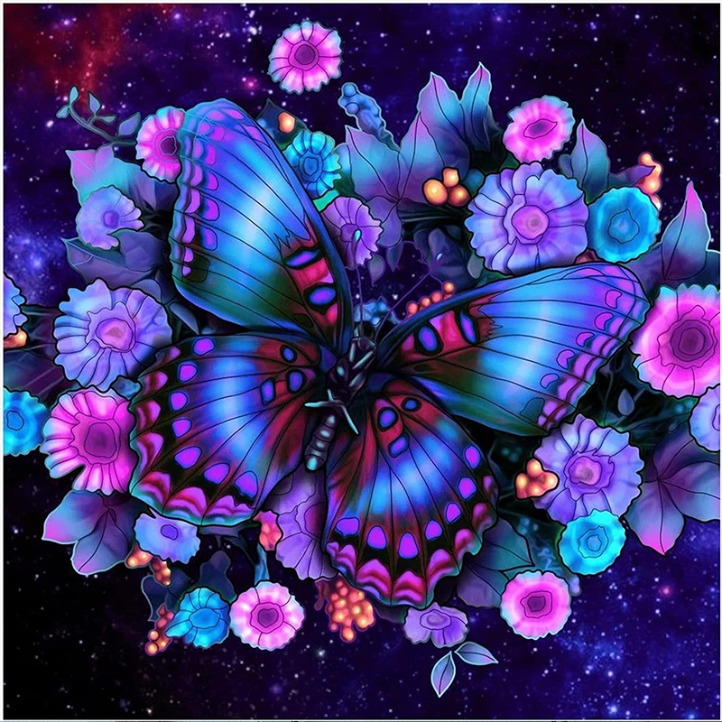 Custom Diy 5D Paintings and Wall Arts Diamond Cross Stitch Full Drills Rose Diamond Bead Art for Home Decor