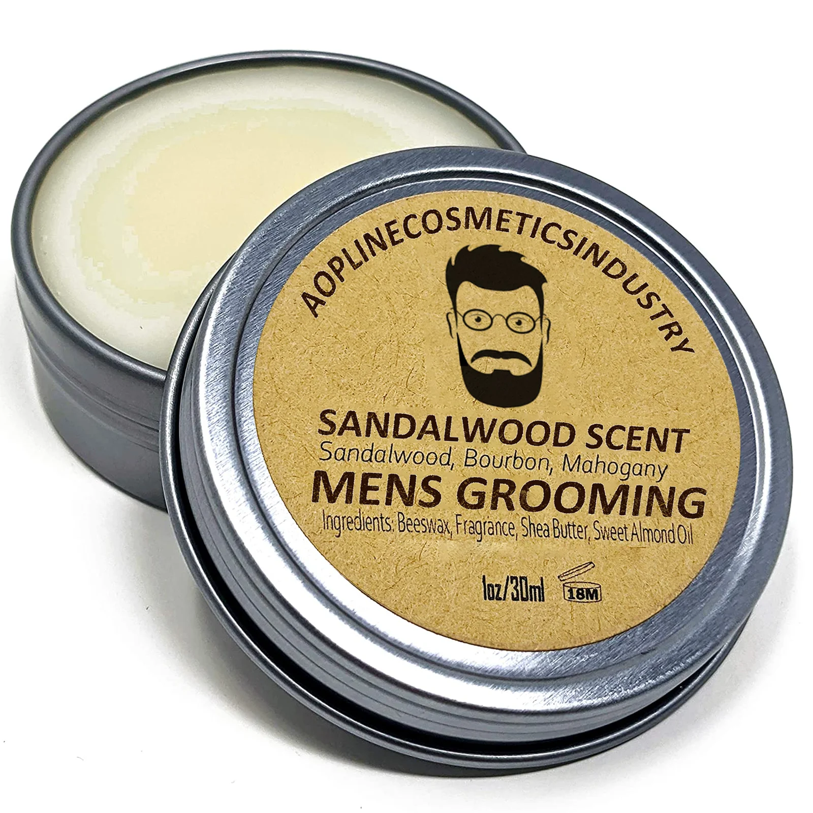 Custom beard barber after shave men solid cologne perfume private label