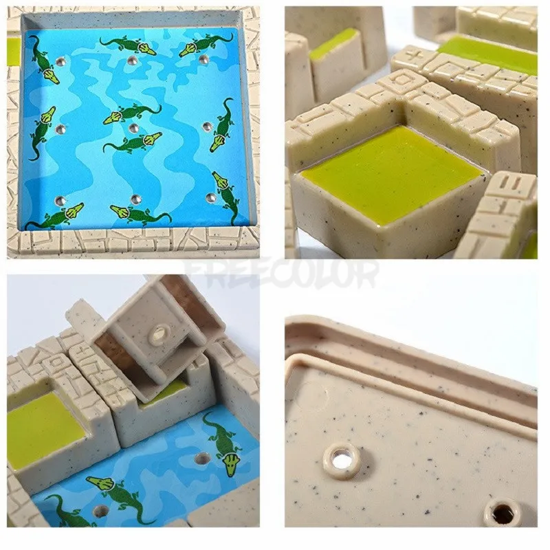 Path-Building Logical Thinking Game Cognitive Skill-Building Travel Maze Game Featuring 48 Challenges for Ages 4- Adult