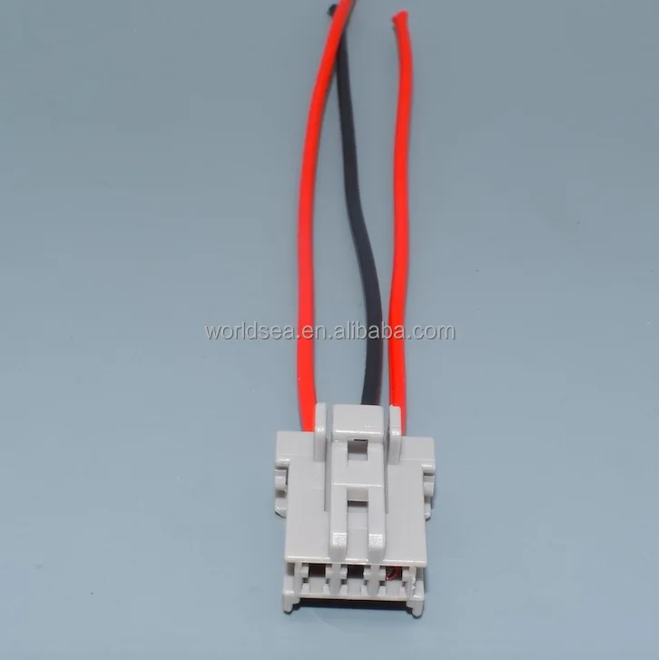 3 pin 2.2mm  female gray waterproof auto connector reversing lamp plug for car Honda 6098-0242 6098-0241