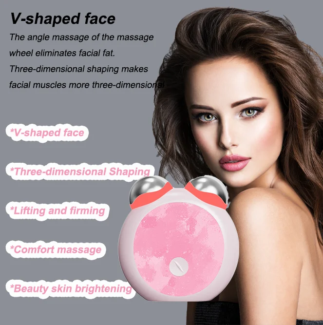 Portable Mini Home Facial Toning Device Handheld Microcurrent Anti-Aging Face Massager For Eye Wrinkle Removal