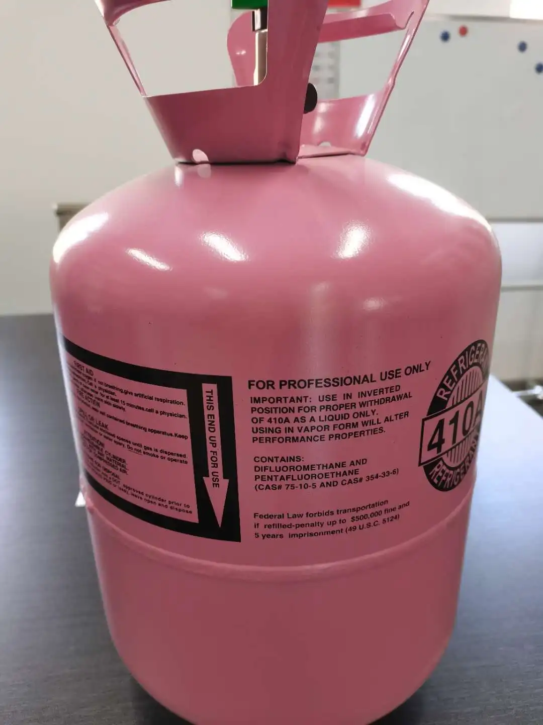 11.3kg packing mixed refrigerant gas 410a with high purity