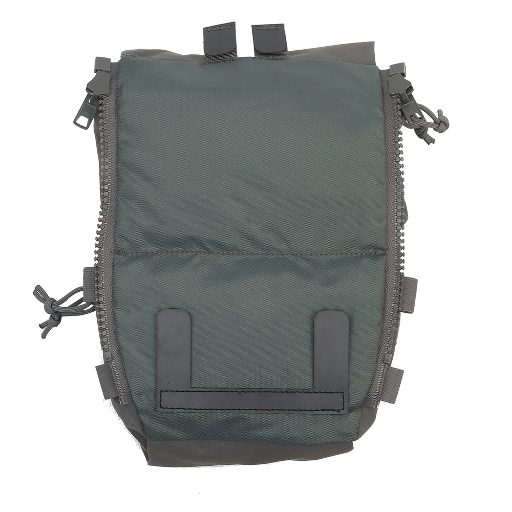 Matte Nylon Tactical MOLLE Back Panel Double Pouch Fit For Ferro Concepts FCPC V5 plate carrier