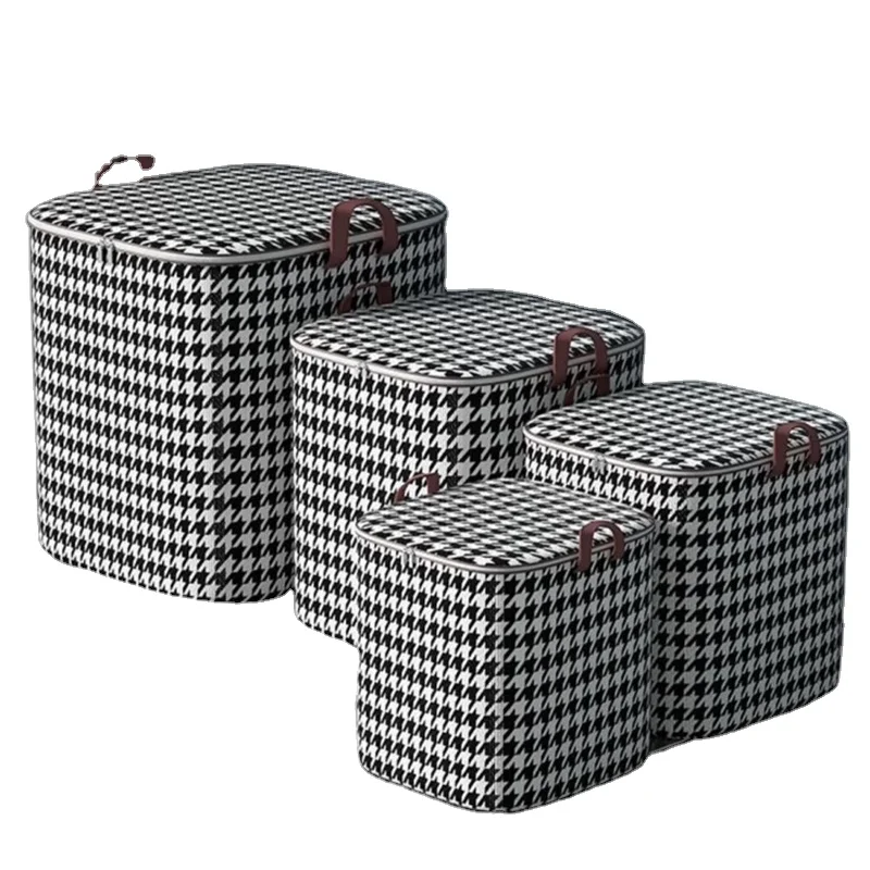 Hot Sale Fabric foldable Storage Bag Bedroom Quilt Clothes organizer Storage Box