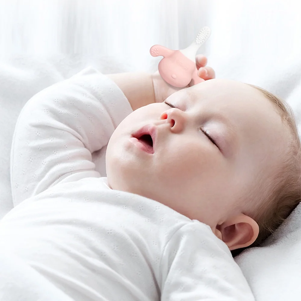 
Kalar baby teether silicon tooth molar rod training tooth brush teething toy soft molar rod for baby infant toddler kids 